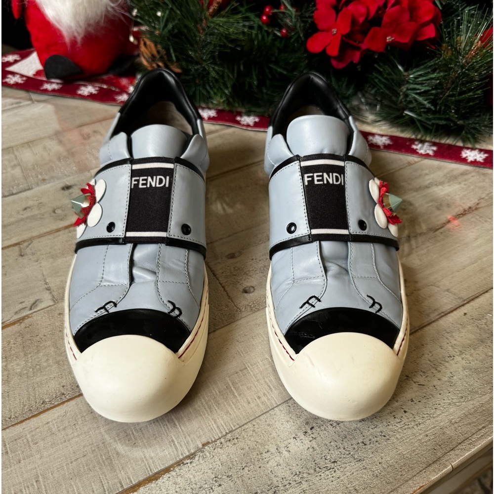 Fendi Women's Light Blue Sneakers EU40 - Picture 3 of 9